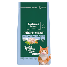 Load image into Gallery viewer, High Meat Cat Food with White Fish 1.25kg