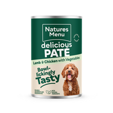 Load image into Gallery viewer, Delicious Pate Cans High Meat Dog Food Multipack 12 x 400g