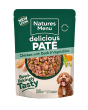 Load image into Gallery viewer, Nature Menu Pouches Delicious Pate Multibuy 8 x 300g