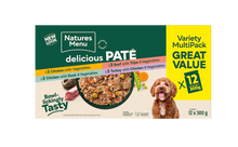 Load image into Gallery viewer, Nature Menu Pouches Delicious Pate Multibuy 8 x 300g