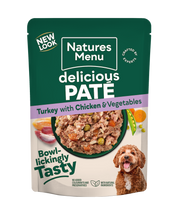 Load image into Gallery viewer, Nature Menu Pouches Delicious Pate Multibuy 8 x 300g
