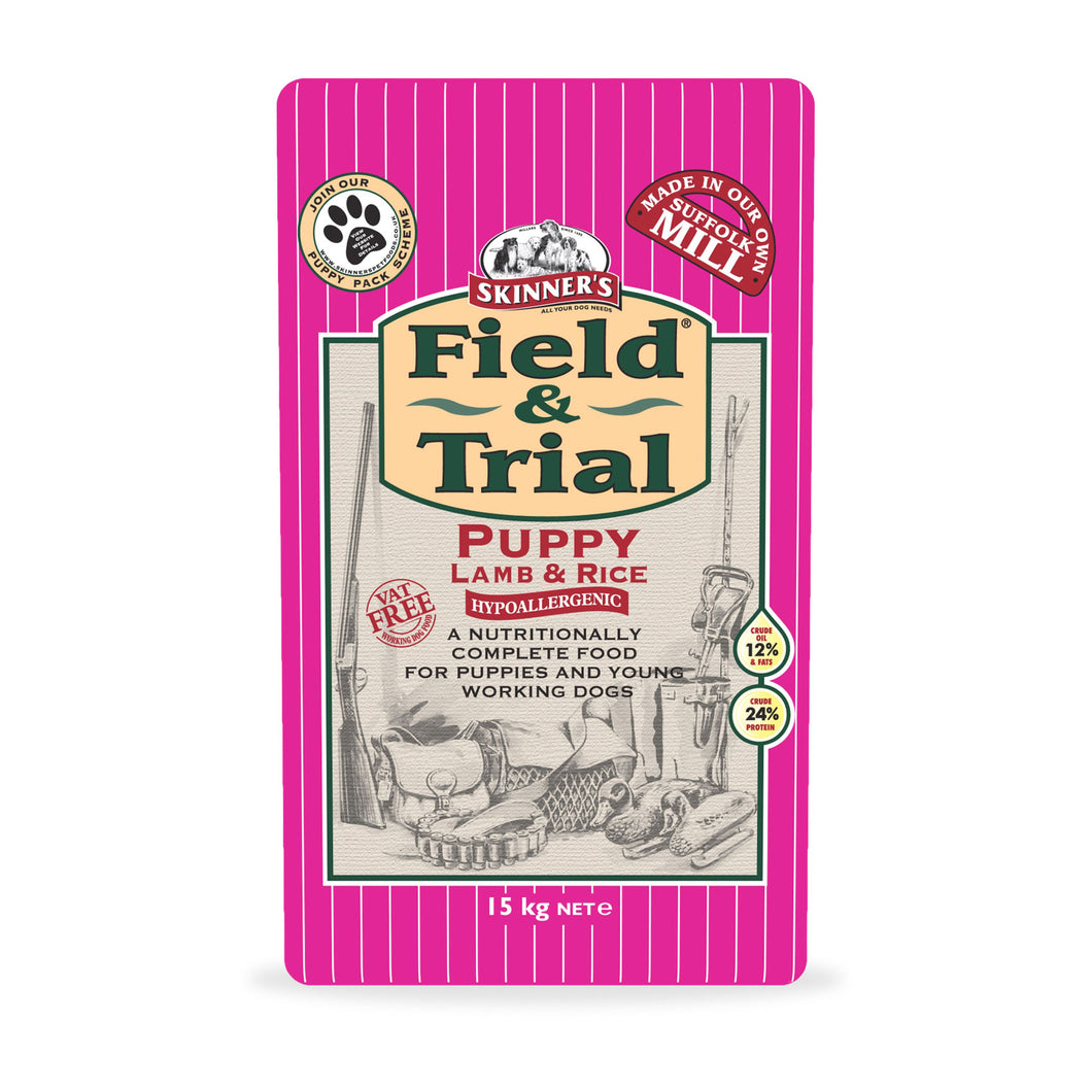 Field & Trial Puppy Lamb and Rice 15kg