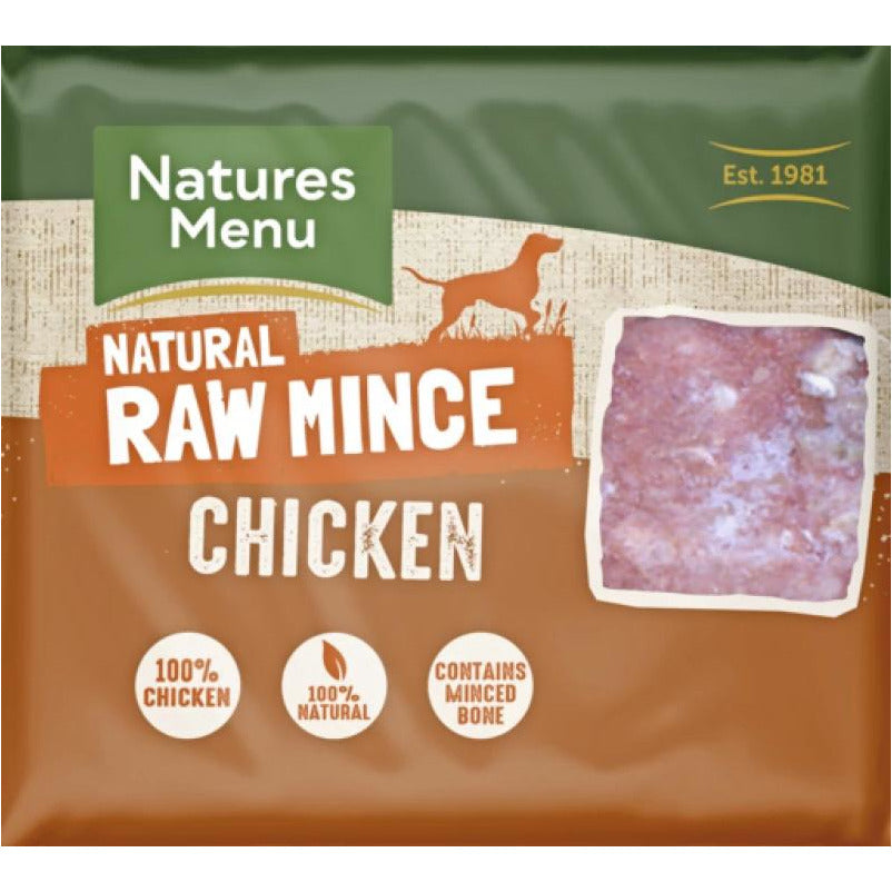 Natures Menu Raw Minced Blocks Chicken 400g Wirral Dog Food natures-menu-raw-minced-blocks-chicken-400g-wirral-dog-food