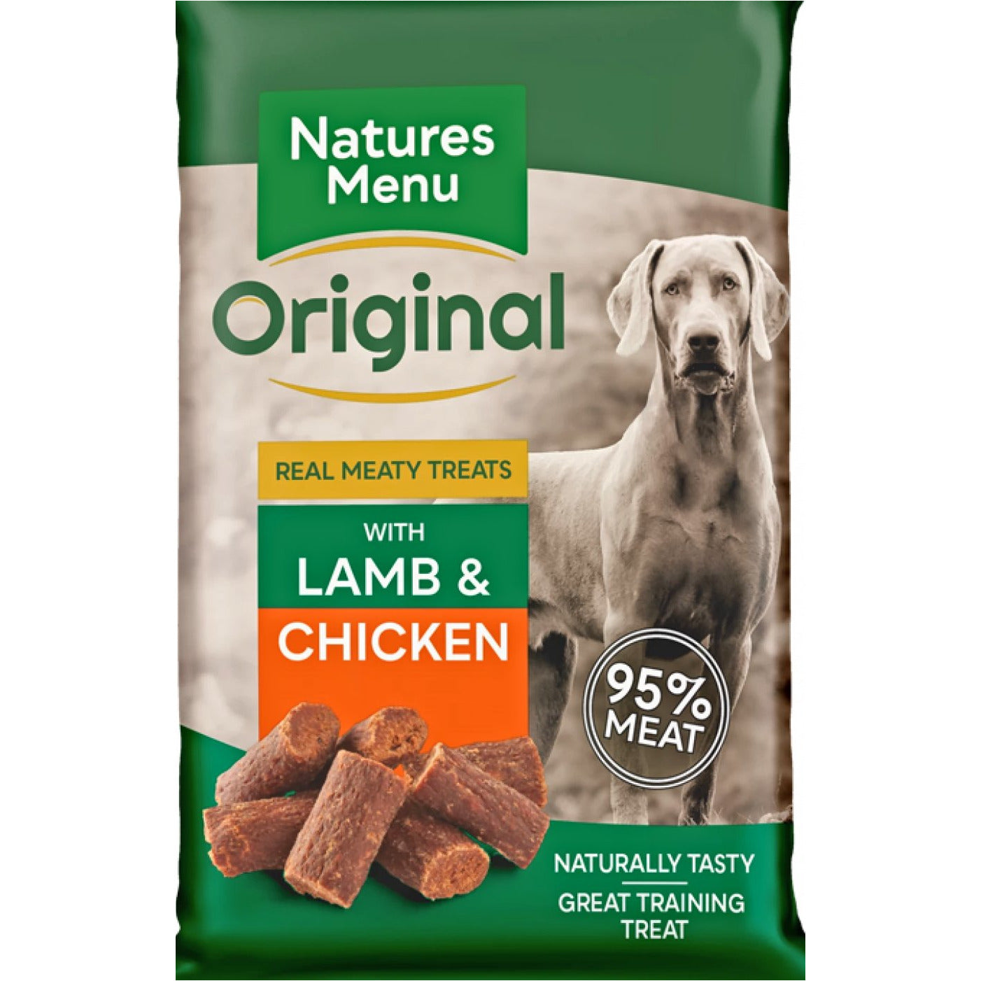 Natures Menu Real Meaty Treats Lamb and Chicken 60g at Wirral Dog Food