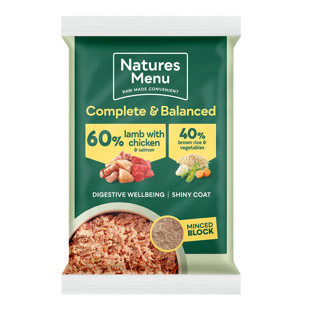 60% Lamb and Chicken with Salmon 300g Block