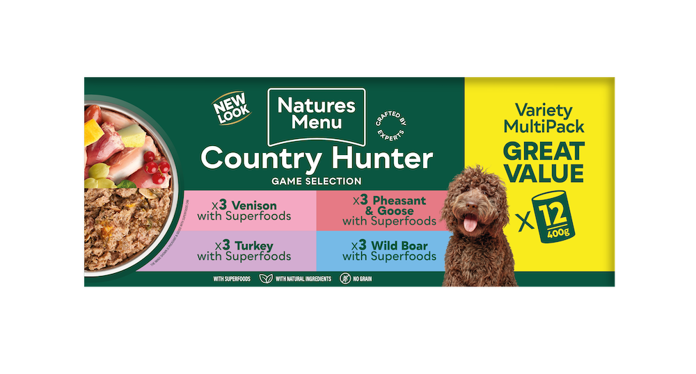 Natures Menu Cans Country Hunter Game Selection 12 x 400g