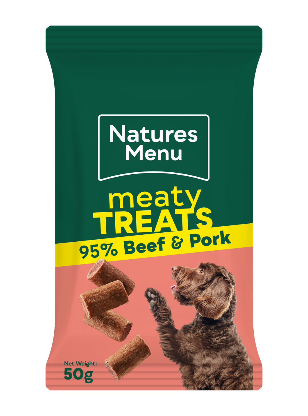 Real Meaty Treats Beef and Pork 50g
