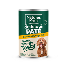 Load image into Gallery viewer, Delicious Pate Cans High Meat Dog Food Multipack 12 x 400g

