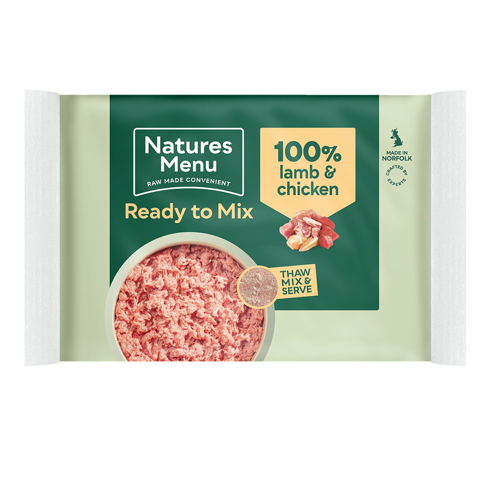 Natures Menu Raw Minced Blocks Lamb and Chicken Multibuy 12 x 400g