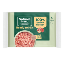 Load image into Gallery viewer, Raw Minced Blocks Lamb and Chicken 400g
