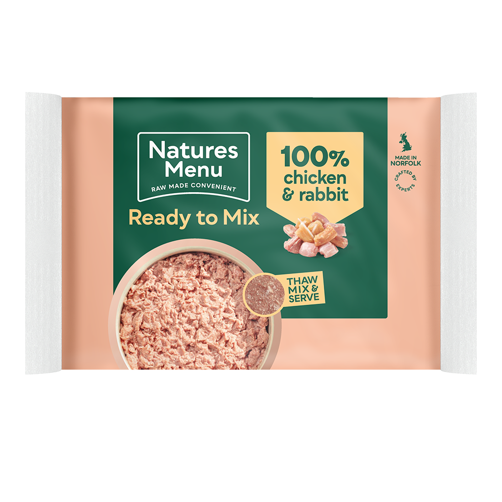 Natures Menu Raw Minced Blocks Chicken and Rabbit Multibuy 12 x 400g