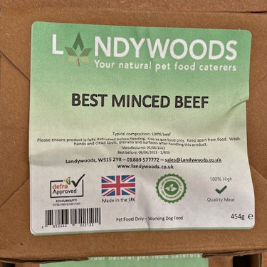 Minced Best Beef 454g