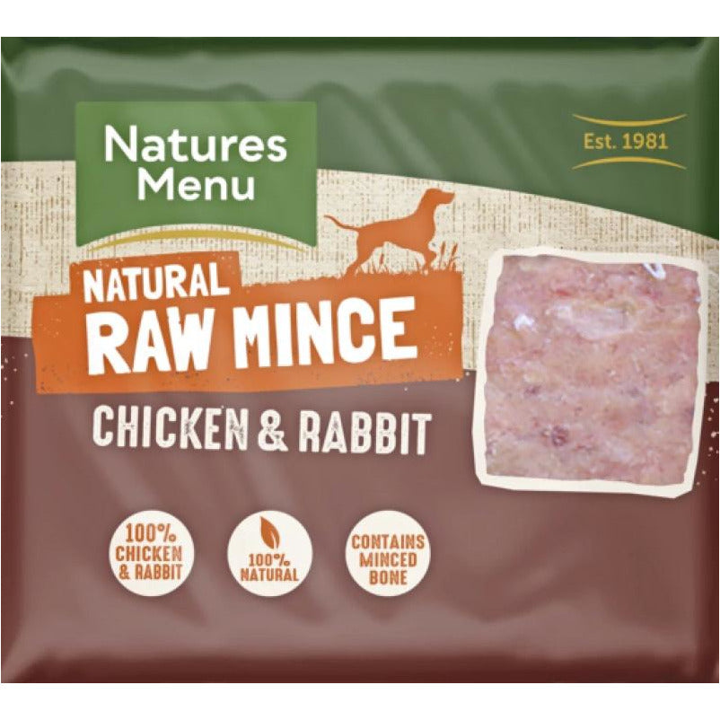Raw Minced Blocks Chicken and Rabbit 400g